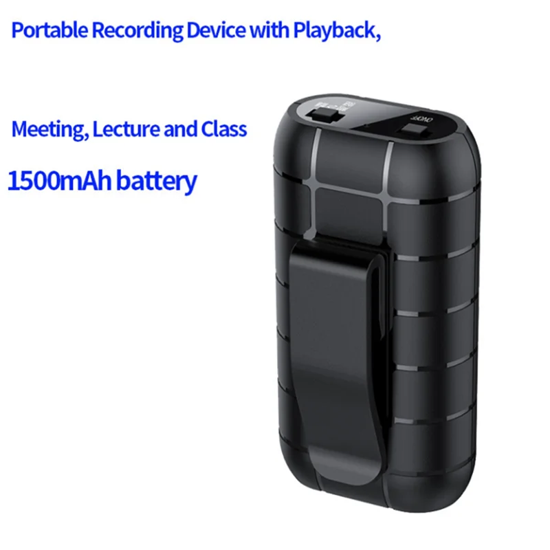 

A73E-Mini Voice-Activated Recorder Multi-Function Voice Recorder Portable, Long Standby, Large For Recording Music, Conference