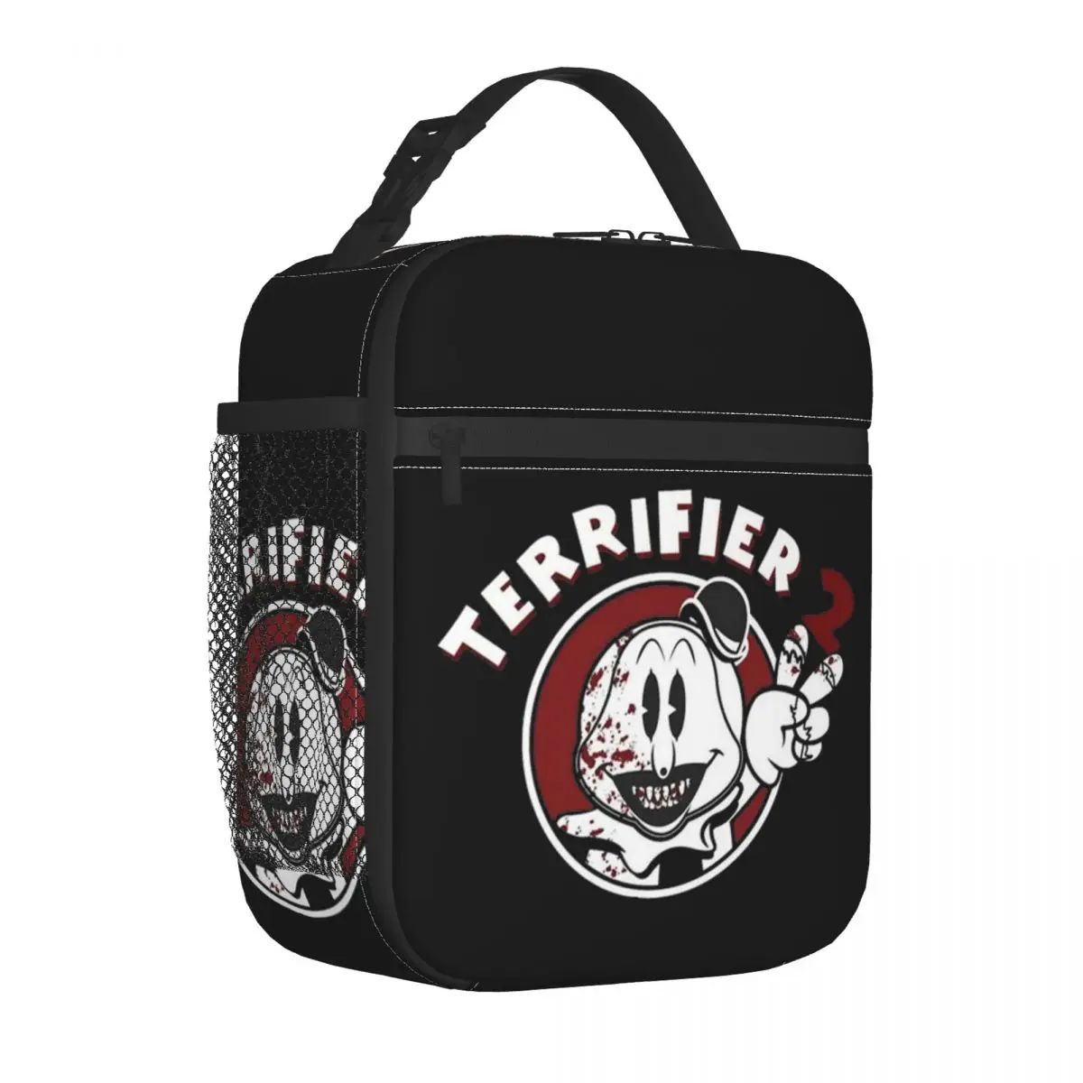 Terrifier 2 Comedy Horror Insulated Lunch Bag Large Movie Lunch Container Thermal Bag Tote Lunch Box College Picnic Food Handbag