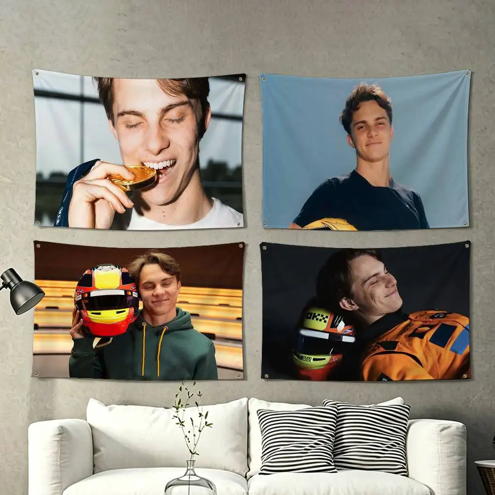 Hot Racer O-Oscar Piastri 81 Flags Wall Hanging Tapestry Outdoor Garage Room Decorative flag Background Blanket