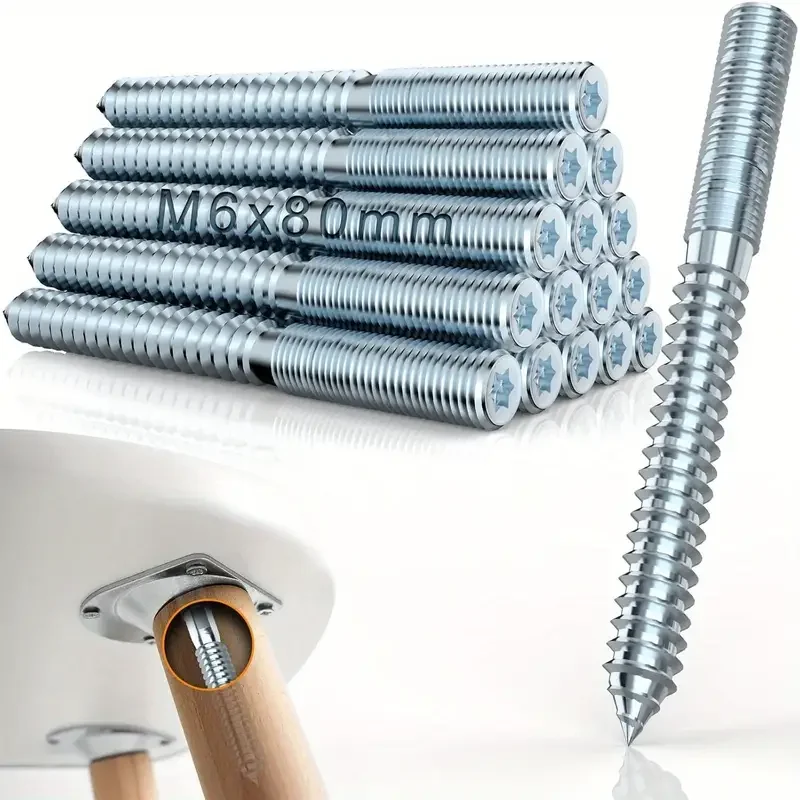 

10pcs Torx Drive Double Ended Self Tapping Screws Single Point Double Head Wood Furniture Connecting Screws Fastener