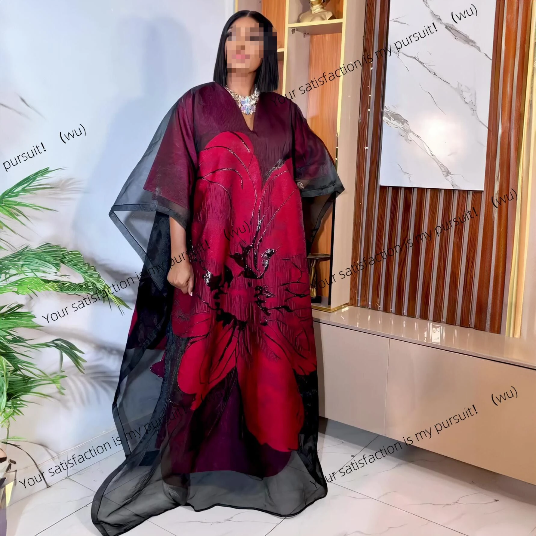 ZOCI-Set pakaian wanita Afrika dua potong yang mewah, pakaian bordir kelas atas, cocok untuk wanita berpesta