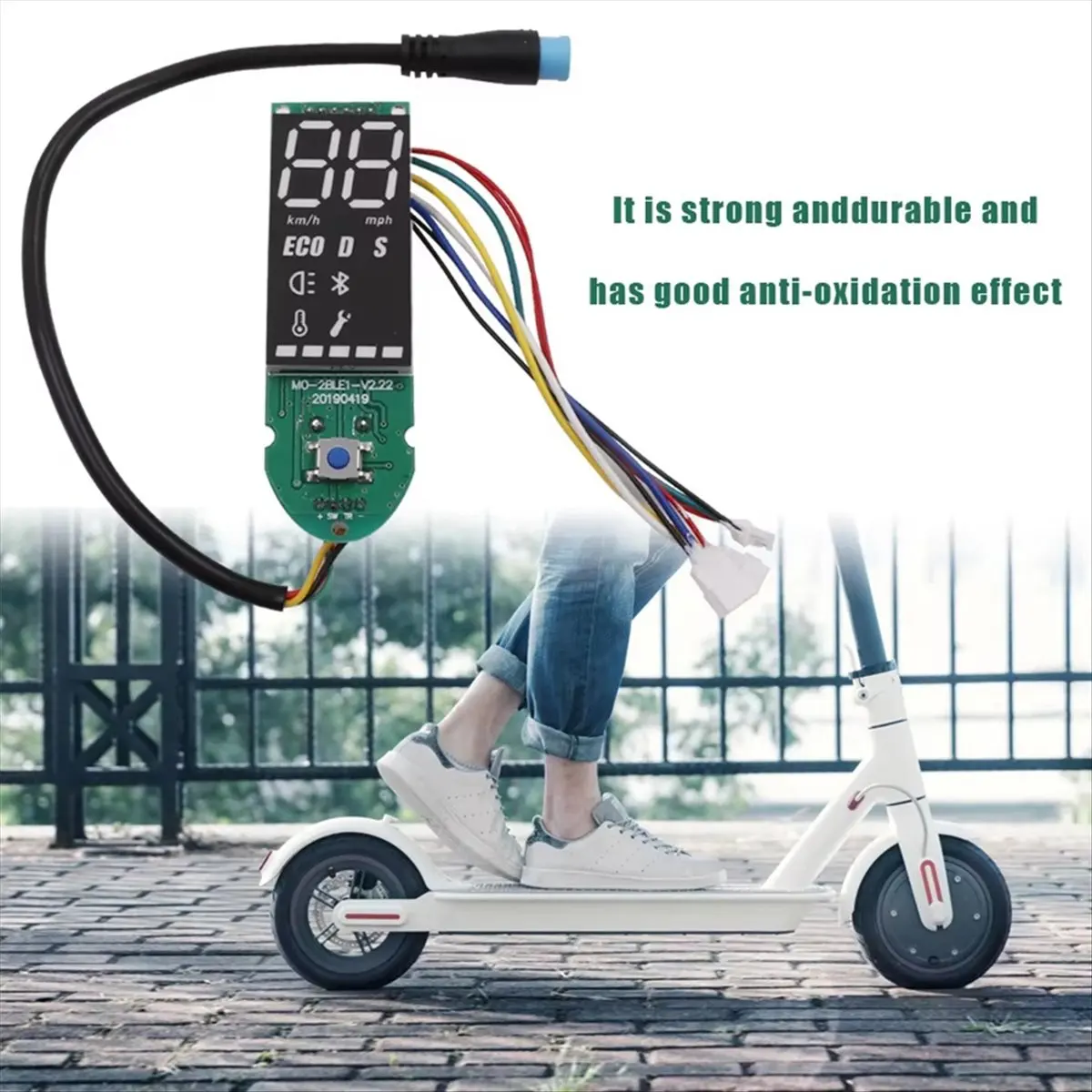A40I Electric Scooter Dashboard Assembly for M365 Pro & Pro 2 ,Circuit Board Replacement with Enhanced Features
