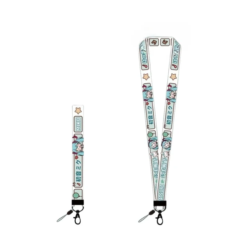 Neue Hatsune Miku Film- und Fernseh-Merchandise Zweidimensionales Schlüsselband Handy-Schlüsselband Anti-Verlust Handgelenkband Geschenk Großhandel