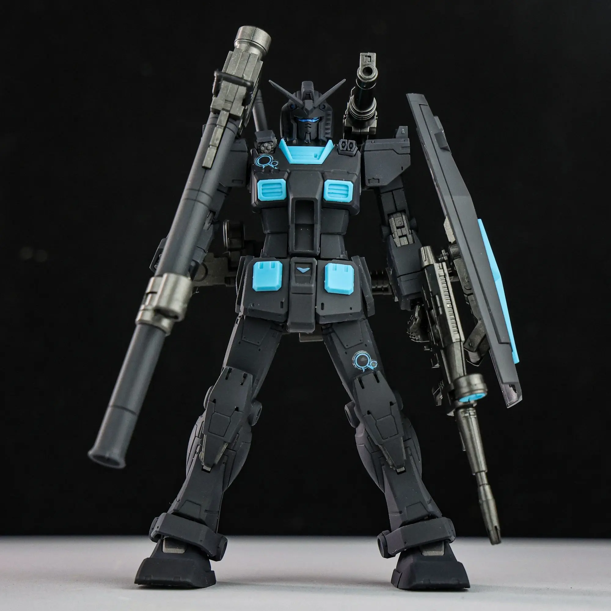 XINGDONG نموذج RX-78-2 النيون الأزرق عمل الشكل 1/144 مقياس الجمعية روبوت أطقم منمذجة لعبة بلاستيكية تحصيل هدية