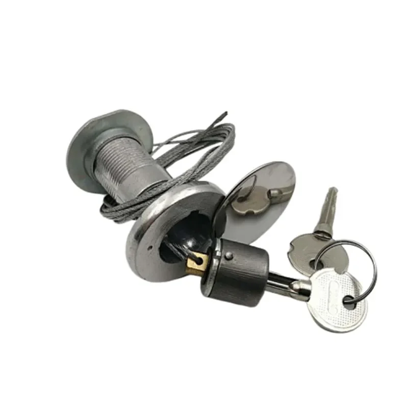 Garage door lock universal pull cord l C-class leaf lock cross flap door emergency lock image 2
