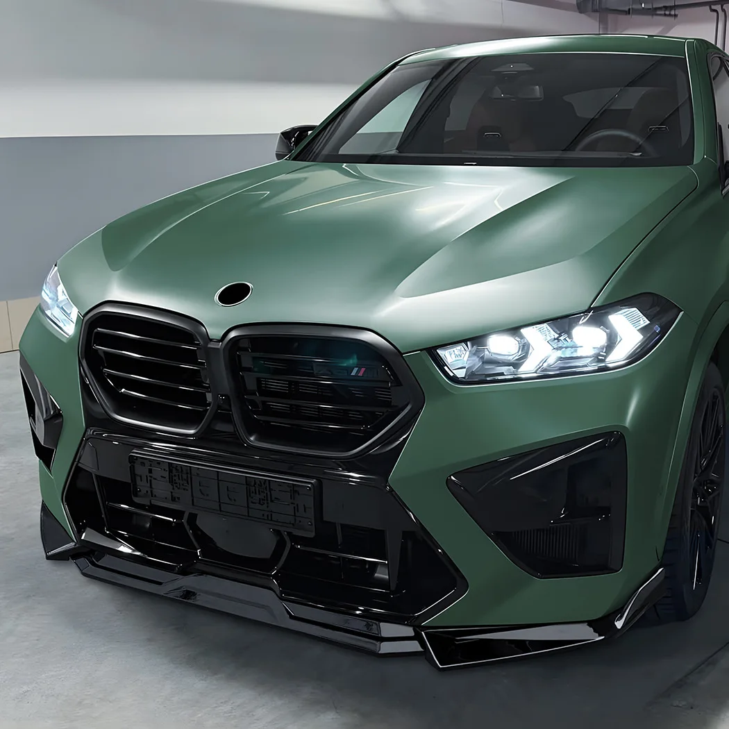 

Для BMW X5M F95 X6M F96 LCI 2024+ Передний сплиттер, панель для улучшения аэродинамики, небольшой обвес, модификация кузова