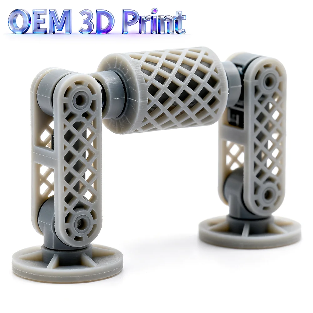 OEM Custom FDM 3D Printing Plastic Multi-joint Adjustable Support Arm Hollow Lattice Bracket Robotic Mechanical Linkage Module