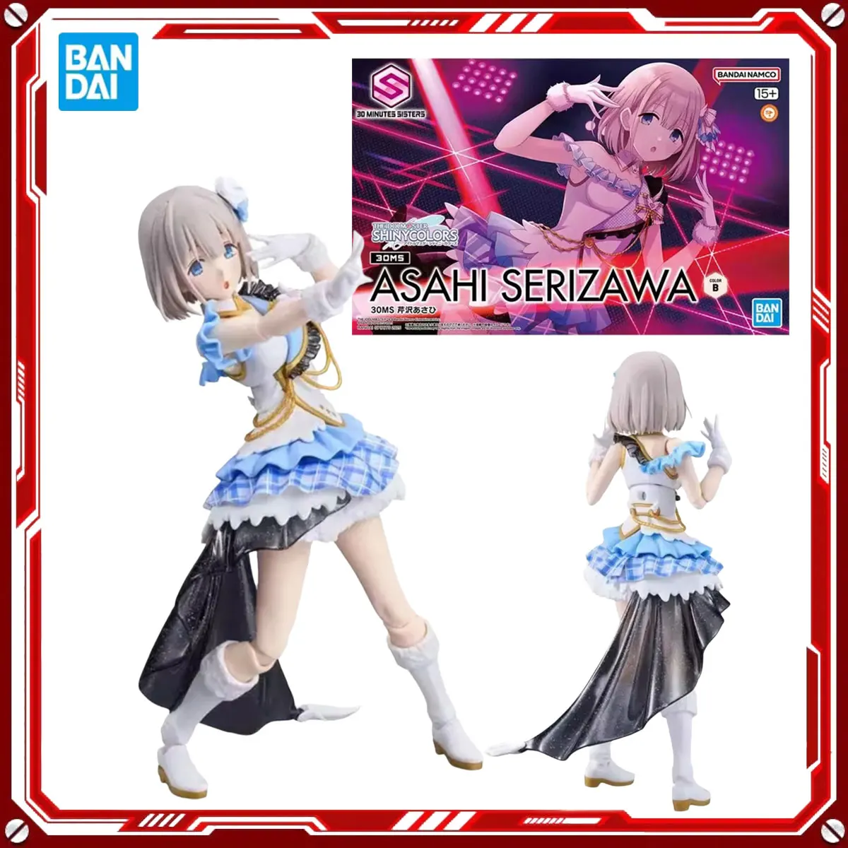 

Bandai натуральная THE IDOLM @ STER наборы моделей аниме Asahi Serizawa игрушки для девочек 30MS фигурка в сборе модель подарок для детей подарок
