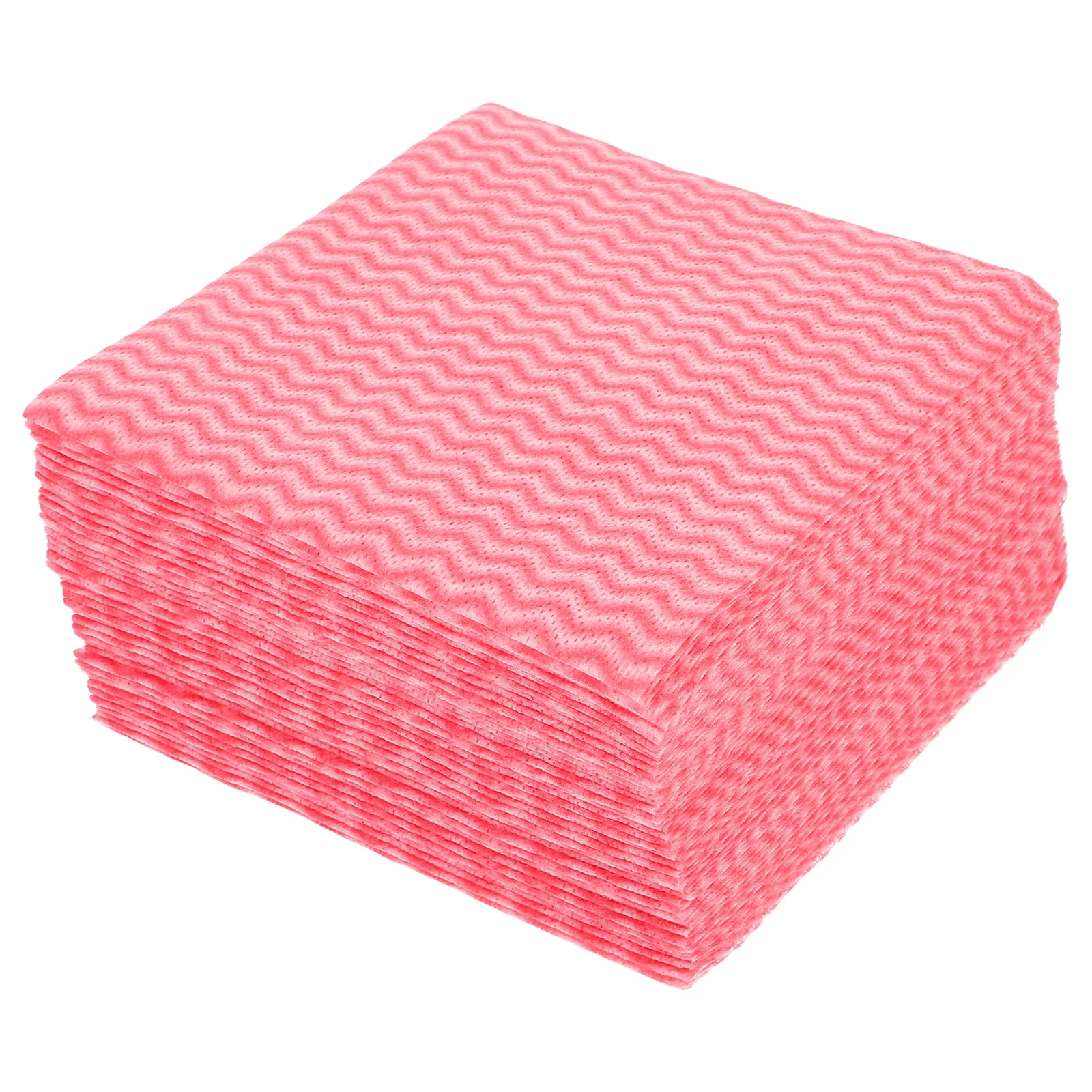

100pcs Reusable Kitchen Towels 11 8x11 8 Inch Quick Dry Cleaning Cloths Red Dish Rags for Dishes Window Glass Cloth