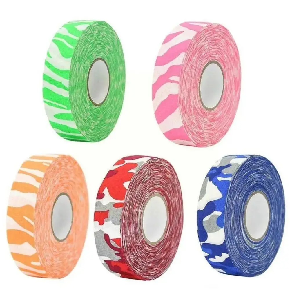 2.5cm*25m Ice Hockey Grip Tape Multipurpose Anti-slip Hockey Stick Tape Colored Athletic Sport Tape Polyester Wear-resistant