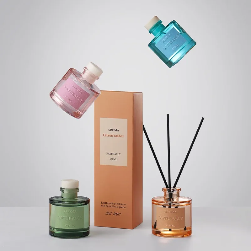 موزع ريد عديم اللهب للمنزل معطر هواء للزيوت العطرية الطبيعية مع عطر يدوم طويلاً، علاج عطري لغرفة النوم/الحمام #3