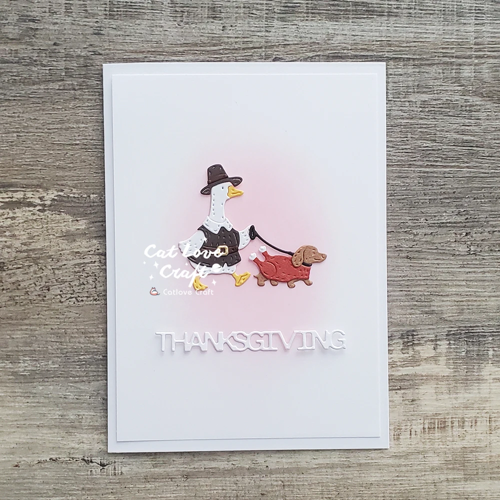 Halloween Thanksgiving Gans Wurst Hund Metall-Stanzformen Scrapbooking Schablone Stanzformen Kartenherstellung Basteln Prägung Neue Stanzformen – Detail 8