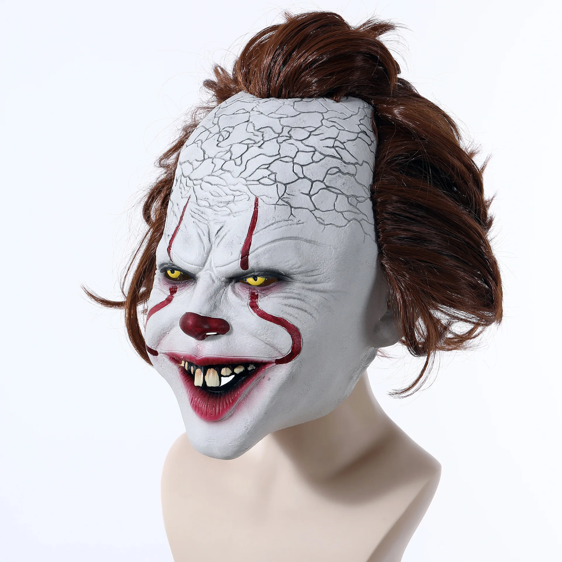 Party Masks Halloween Clown Customized Latex Mask Ghost Festival Party Carnival Stage Props Headgear Festive & Party Supplies