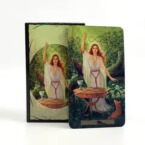 New Tarot Cards A 78pcs Deck Oracle English Visions Prediction Divination Edition Borad Playing Games, Family Gathering Games