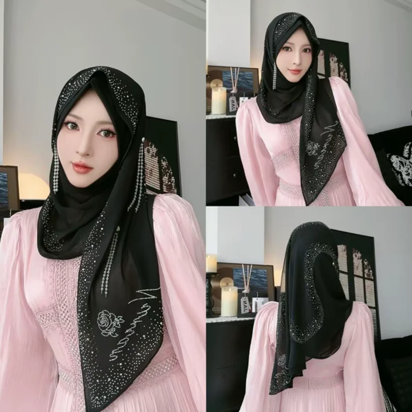 

2026 New Wrap Covers Musulman Muslim Ready Hijabs