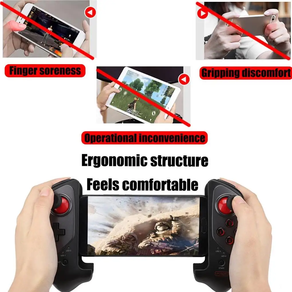 

PG-9083S Mobile Phone Tablet Smart TV Telescopic Gamepad Game Controller for Android/iOS