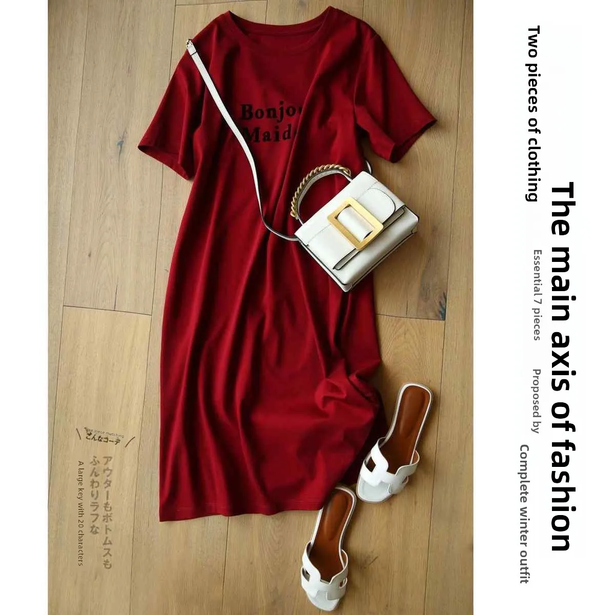 T-shirt d'été ajusté pour femmes, ample, mi-long, coréen, mélange de coton et de lin, ort Sve, ligne a Dr