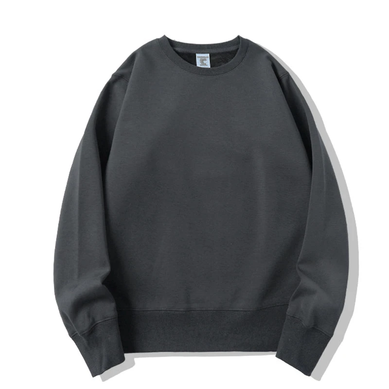 Plus Size Big Red Crew Neck Sweater Loose Solid Color Velvet Thickened Long-sleeved Top Custom Tooling Cotton Bottoming Shirt