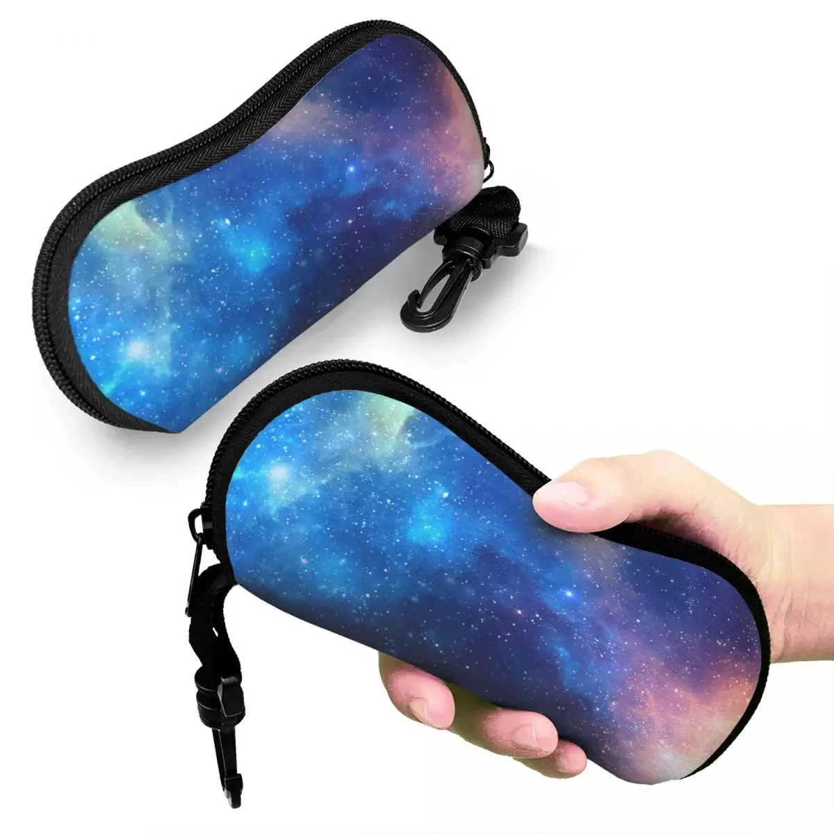 Starry Sky Galaxy Space Glasses Case Men Women New Glasses Protector Charming Eyewear Container