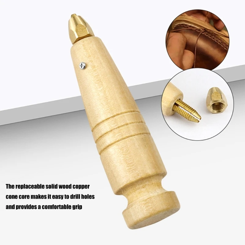 5 Pcs Awl Haft With…