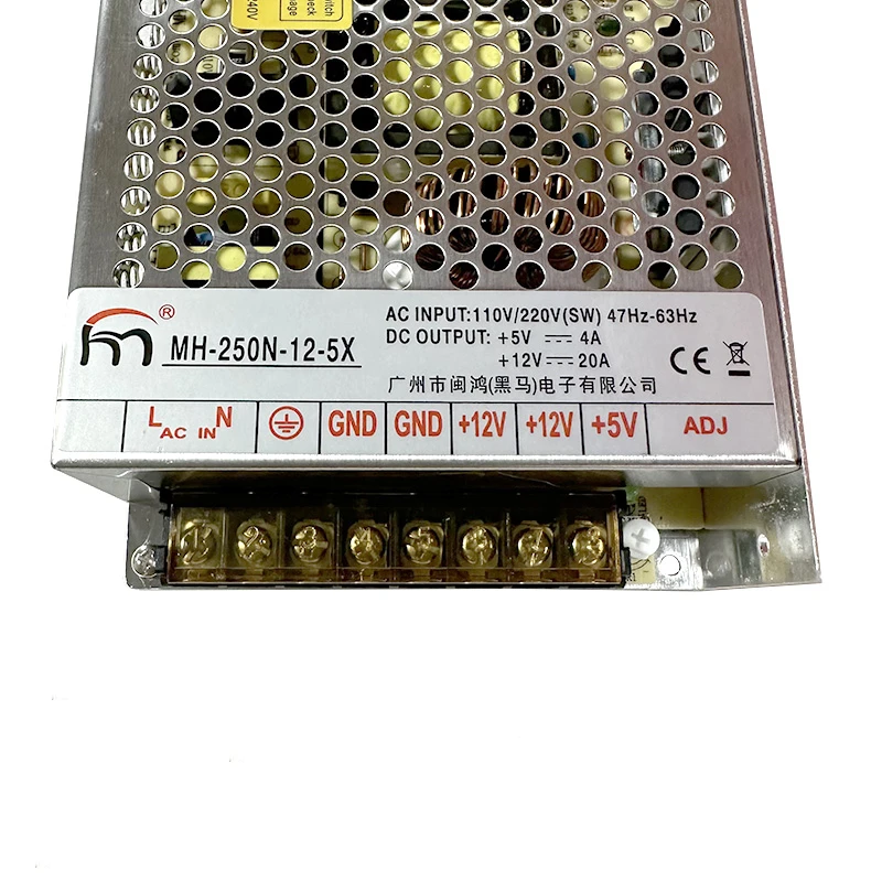 1 قطعة الأصلي جديد امدادات الطاقة ل MINHONG 5V4A 12V20A 250 واط MH-250N-12-5X مثبت الطاقة