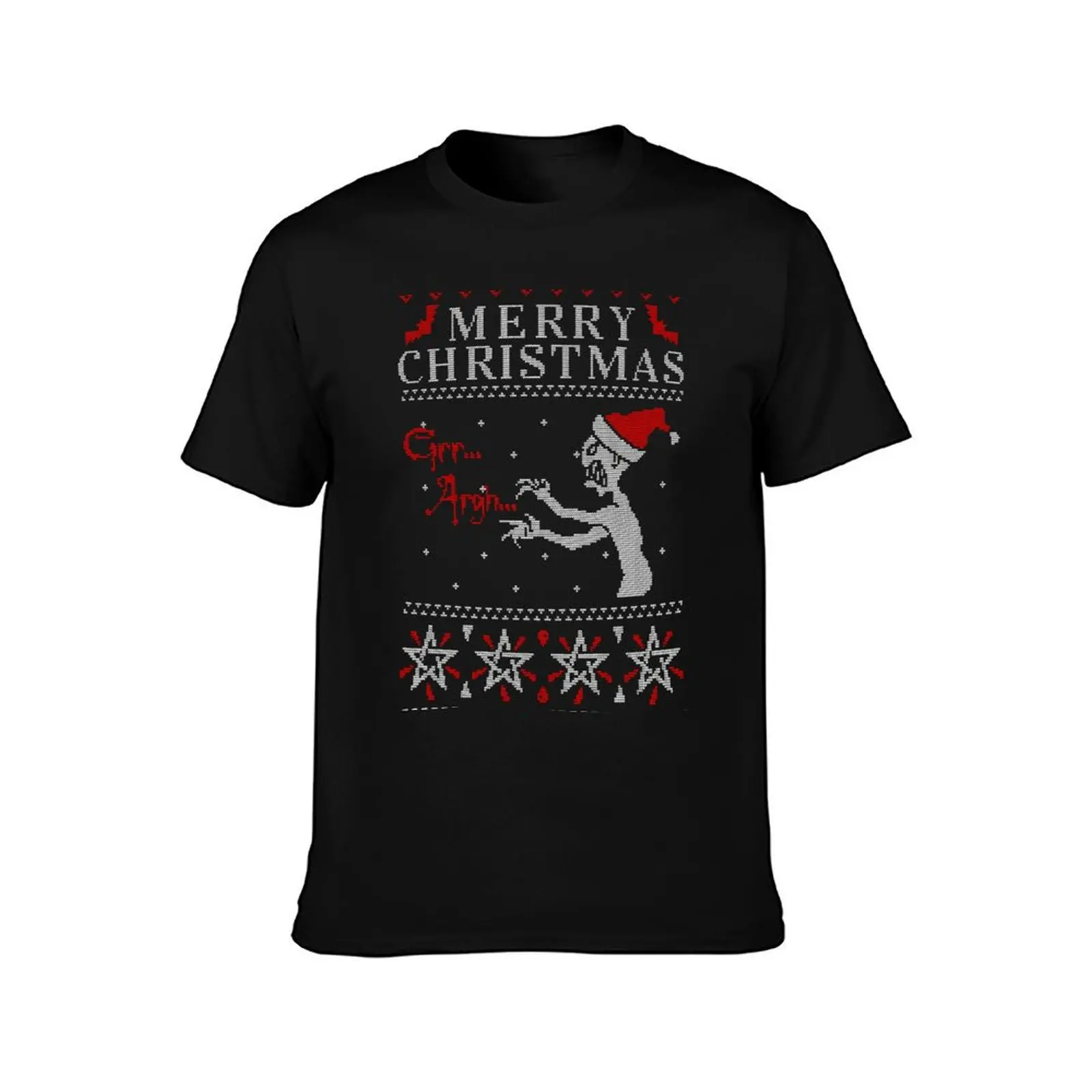 Buffy Vampire Slayer Christmas Ugly Sweater T-Shirt men t shirt cotton 100% mens graphic t shirts