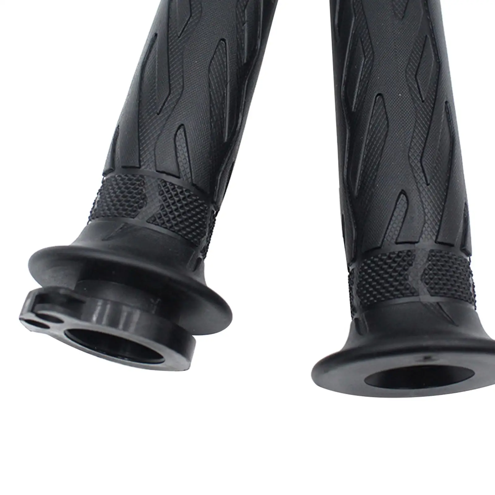 Universal Motorcycle Rubber Hand Grips Enhanced Friction Comfy Control Quick Install Throttle Aid for 22mm Handlebars