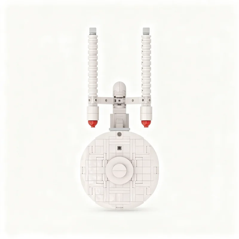 218pcs MOC Star Trek Constitution Class TOS Model Toys Building Blocks Architecture Christmas Gift Brick DIY Kids Birthday Idea view 2