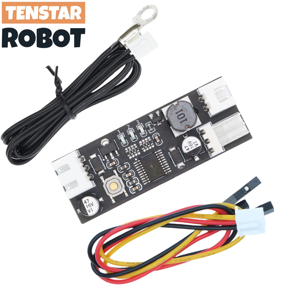 Single 12V 0.8A DC PWM 2-3 Wire Fan Temperature Control Speed Controller Chassis Computer Noiseor PC CPU Cooler Fan Alarm STK IC