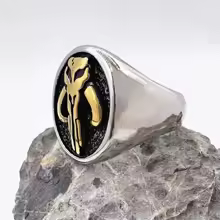 Size 7-15 Stars War Solid Man Ring 316L Stainless Steel Jewelry Punk Party Biker Ring