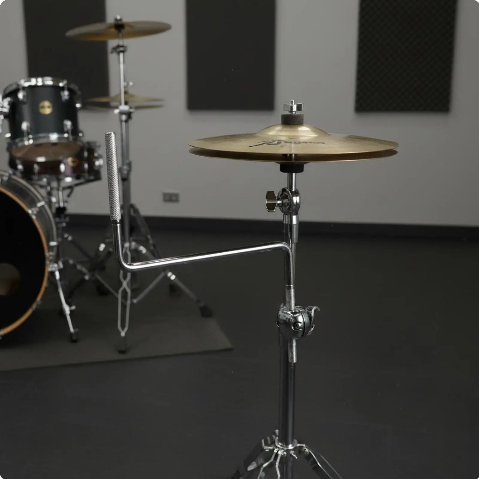Adjustable Cymbal Extension Clamp Professional Drum Accessories Part Holder for Drum Kit Tom and Snare