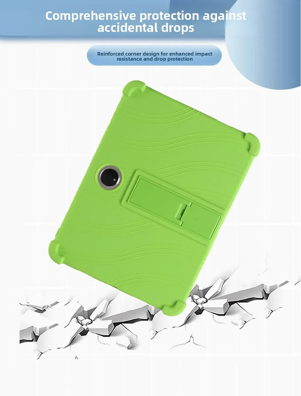 Stoßfeste TPU-Hülle für OnePlus Pad Go / OPPO Pad Neo 11.4, Vollständiger Schutz mit Ständer, in Verschiedenen Farben – Detail 7