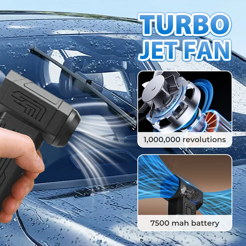 

G5 Blower Violent Fan 40MM Brushless Powerful Air Blower 52m/s Wind Speed Turbo Jet Fan 350G Thrust 300W High Speed Turbo Fan