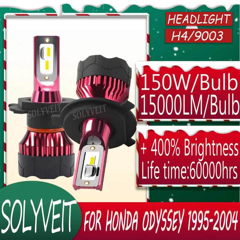 

Longevity Plug and Play durable H4 9003 LED HEADLIGHT BULBS For Honda Odyssey 1995 1996 1997 1998 1999 2000 2001 2002 2003 2004