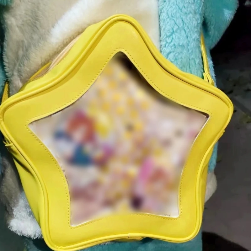 

Модная милая сумка-ита Y2K в стиле аниме с пятиконечной звездой, двухмерная сумка через плечо, уличная мода, мини-сумка для женщин и девушек