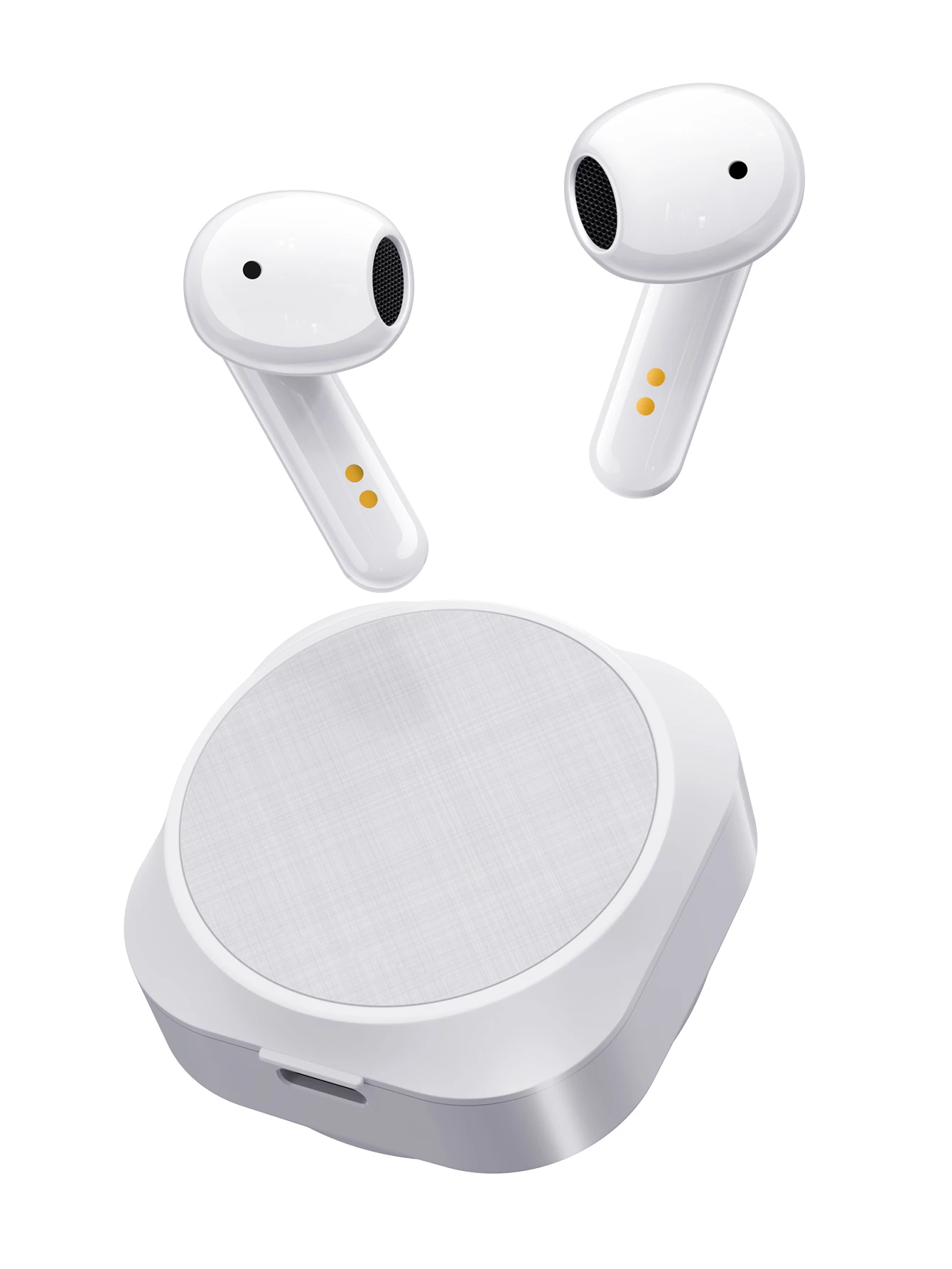 ANC Earphone Bluetooth 5.3 Active Noise Cancellation -28dB Wireless Headphone Fast Charge Earbuds 0.068' Low Latency