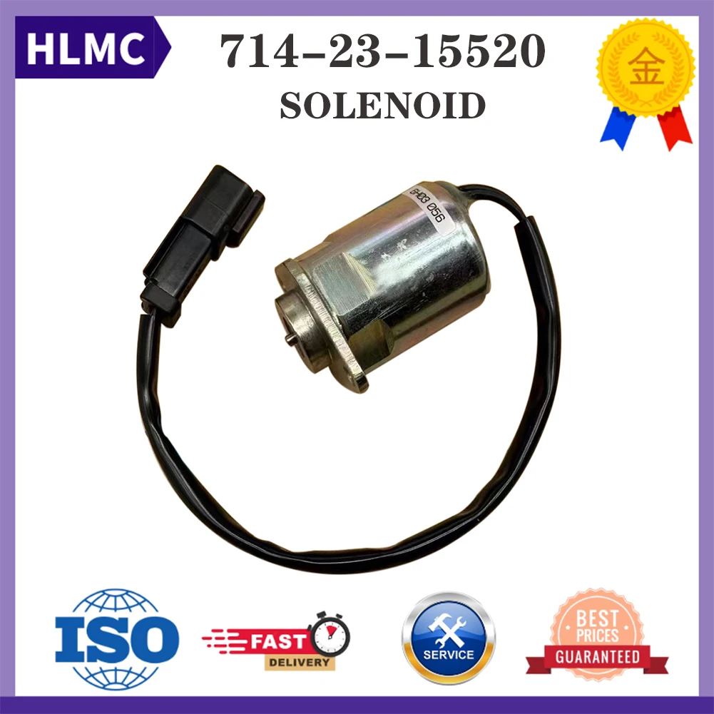 

WA470-5/WA480-5/D85/D65/D61/D155/D275/D375/D475 Solenoid Valve 714-23-15520 Excavator Parts Solenoid Valve for KOMATSU