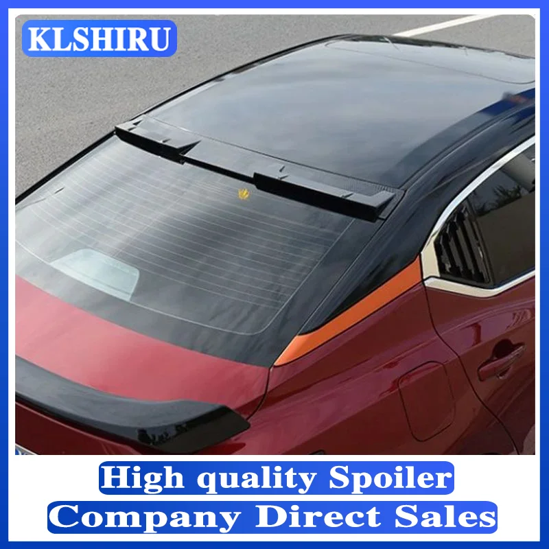 For Nissan Sentra Sylphy Spoiler 2020 2021 ABS Material Primer Color Rear Window Roof Spoiler Body Kit Accessories