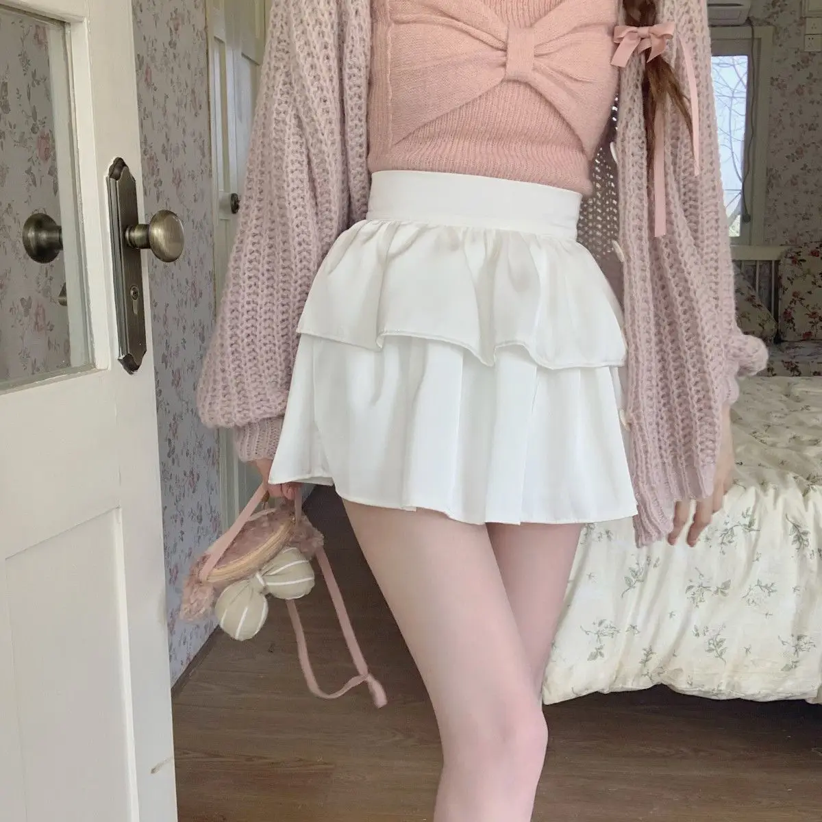 

Skirts Womens Causal Summer Oversize Small Hip Micro Costume Lingerie Candyhot Zip Club Orange White Pink Green Sash Harajuku