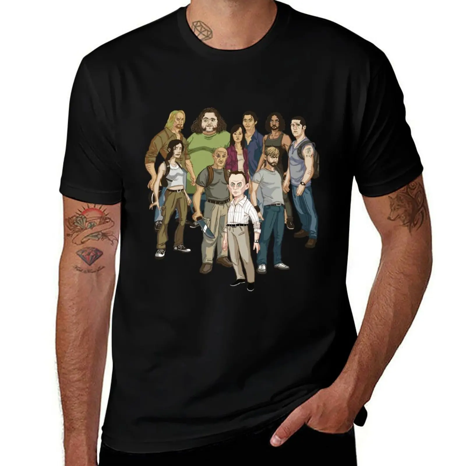 

LOST tv serie T-Shirt funny t shirts dark humor man t shirts for men T-Shirt