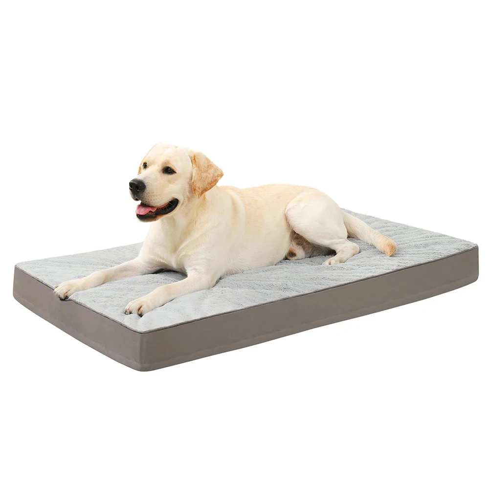 Wholesale Luxury Custom Cheap Egg Crate  Dog Bed Memory Foam Anti Anxiety Pet Dog Bed For Dogs And Cats Cave Bed