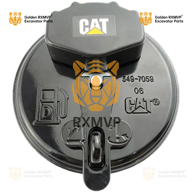 For Caterpillar cat Tank Cover Cat313 320gc 336 349d2l New Diesel Tank Cover Padlock Accessories Excavator Parts