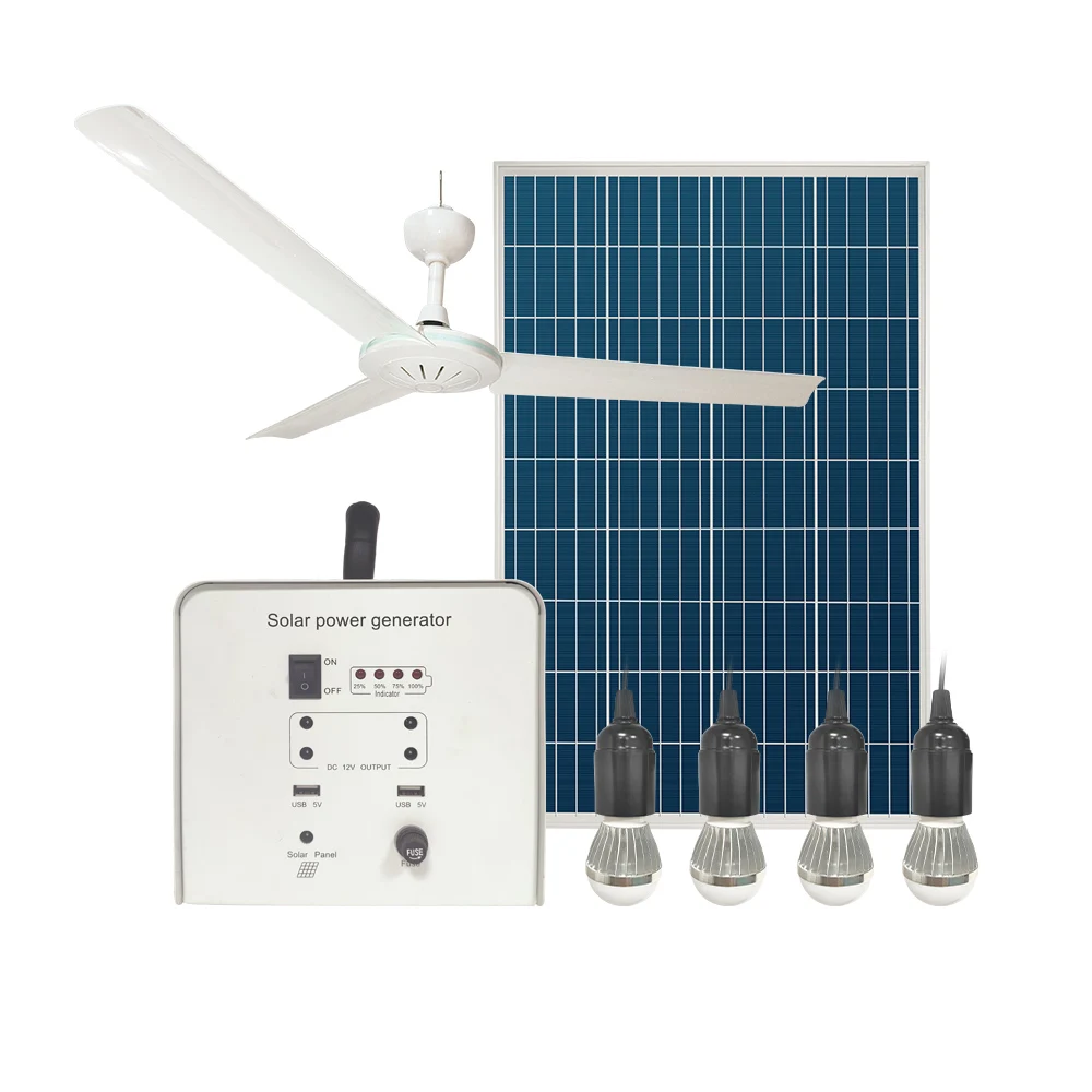 PWM Controller Off Grid Solar System, Metal Construction Multifunctional Home Outdoor Mobile Power Station