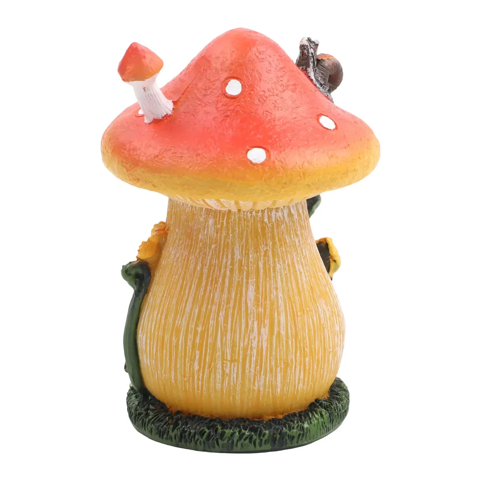 6pcs/set Fairy Garden Flower Pot Landscaping Mushroom House Creative Landscape Resin Craft Garden Decoration DIY Accessory