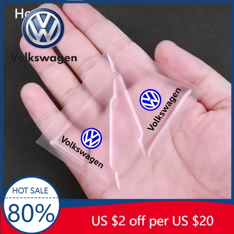 

For Volkswagen VW 2Pcs Car Door Corner Cover Anti-Scratch Protection Sticker For Volkswagen B6 B7 B5 Golf Polo Tiguan Passat EOS