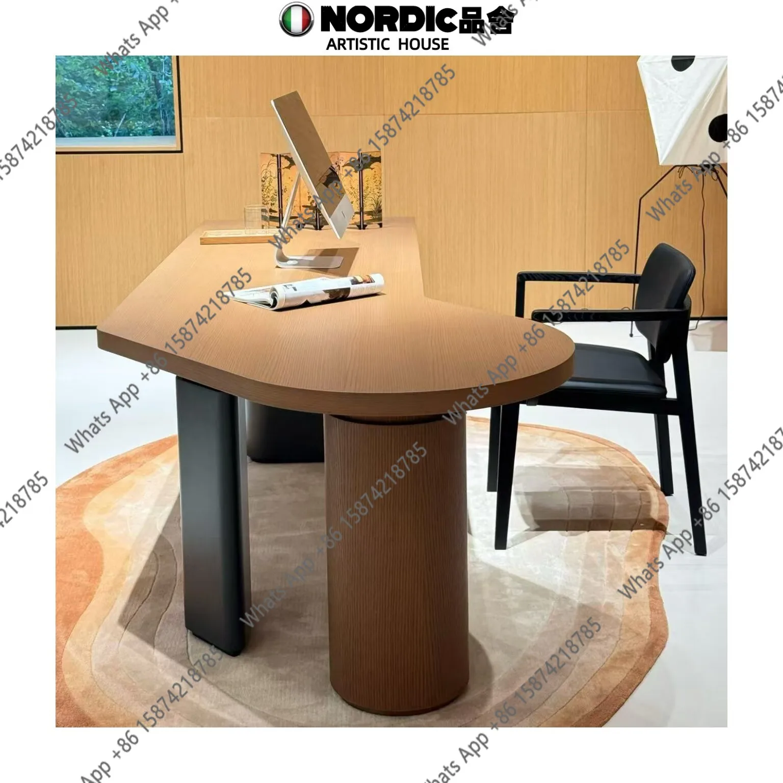 designer creative living room desk antique solid wood desk home workbench american country italian desk