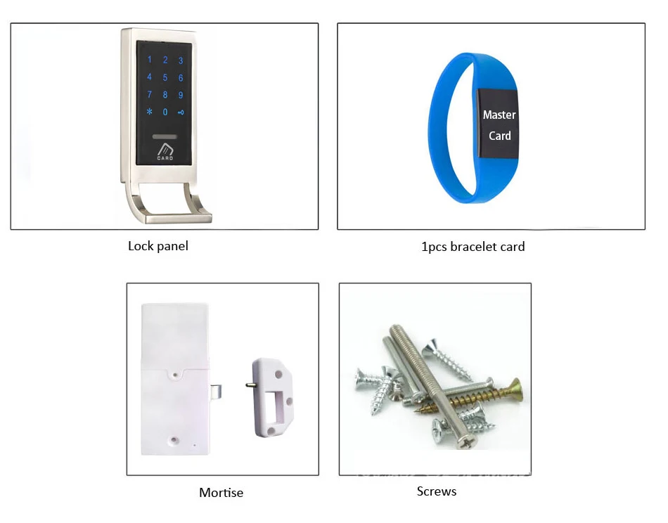 Fabrik Direkt Verkäufe Induktion ID Sauna Sperren Intelligente Bad Zentrum Tür Schrank Locker Code Lock – Detail 16
