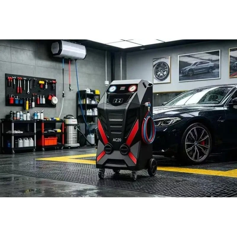 Dual System Car AC Recovery and Charging Refrigerant Machine AC20 for R134a 220-240V