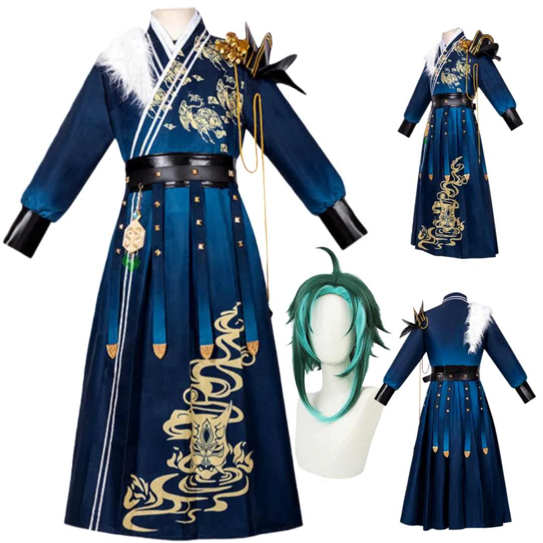 

Genshin Impact Xiao Vigilant Yaksha Cosplay Costume Wig