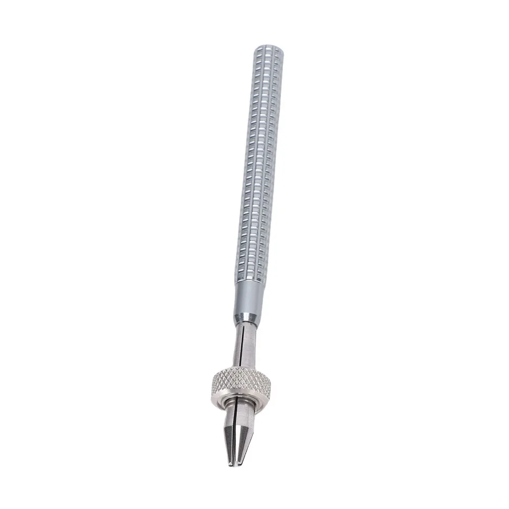Versatile Metal Pin Vise Hand Drill Silver Length 11.3cm Watch Repair Tool Craft Drill Tool Jewelry Making
